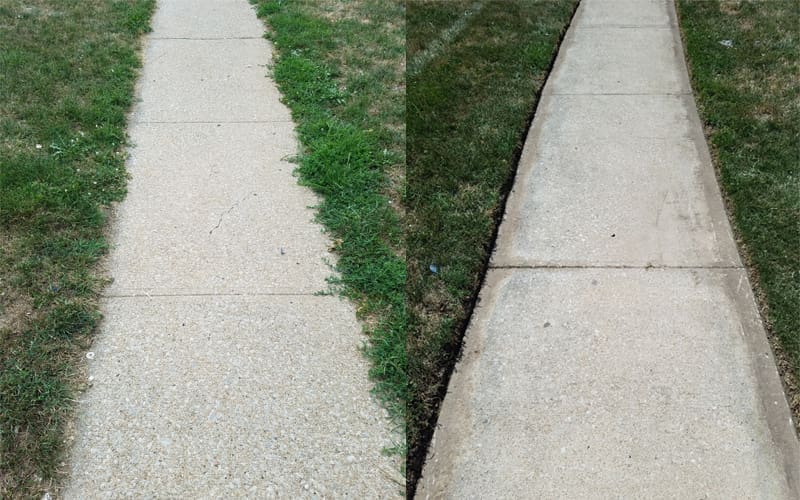 Lawn Edging Sidewalk